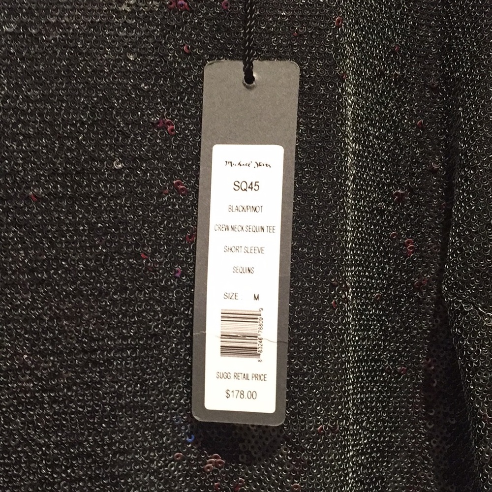 Michael Stars. Black sparkle top NWT - Picture 5 of 5